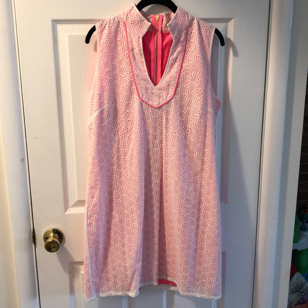 Pink and White Lace Sail to Sable dress NWT